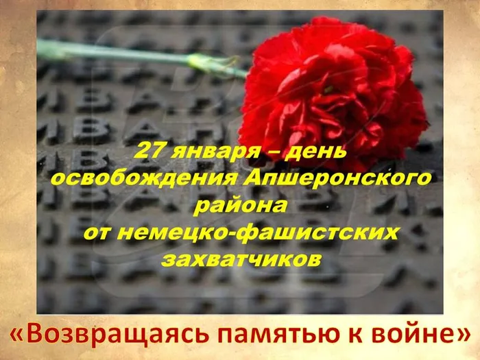 Освобождение Апшеронска